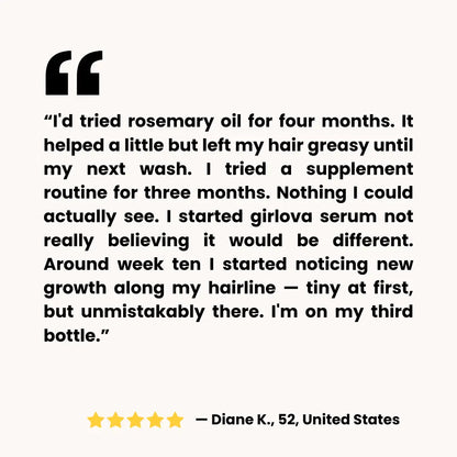girlova.™ Peptide Hair Growth Serum